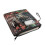 Couverture de livre avec fermeture éclair – Polyester 300D, 29 x 22 cm 3