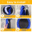 Capa de Mola para  Trampolim para Substituição de Borda de Trampolim para Rebatedor de Jardim Interno e Externo de 40 Polegadas, Azul 3