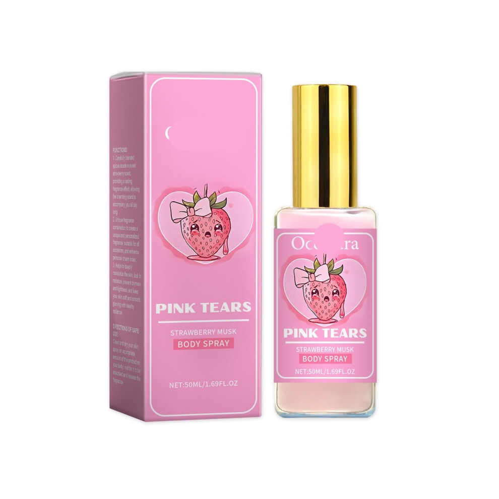 Strawberry Body Spray 3PCS with Deep Hydration and LongLasting Fragrance for Soft Skin