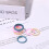 Silicone Wedding Ring for Women 3mm Thin Braided Size 10 6