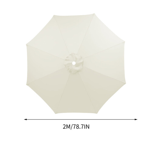DAMAI Patio Umbrella Canopy Replacement 6.5–10 ft 6/8-Rib 1