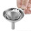 3pcs Multi Function Kitchen Tools Dry Stainless Steel Funnel Transferring Liquid 3