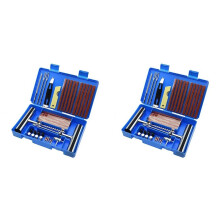 2X Auto Tire Repair Set Puncture Repair Tools Motorcycle Bike Emergency Heavy Duty Tubeless Tire Repair Rivet Set