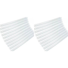 40 Stuks Plastic Ringbanden met 30 Gaten, Capaciteit 85 Vellen voor Doe-Het-Zelf Notitieboekalbum, Transparant