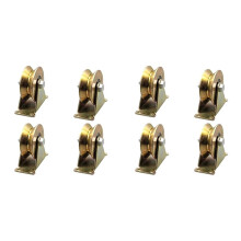 8X Sliding Door Pulley V Wheel Heavy Duty Rigid Caster for Inverted Track Sliding Gate Roller