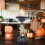 Halloween schedel kandelaar van hars, 23,3 cm 4