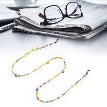 Catena per occhiali con perline multicolore 71 cm / 28 in