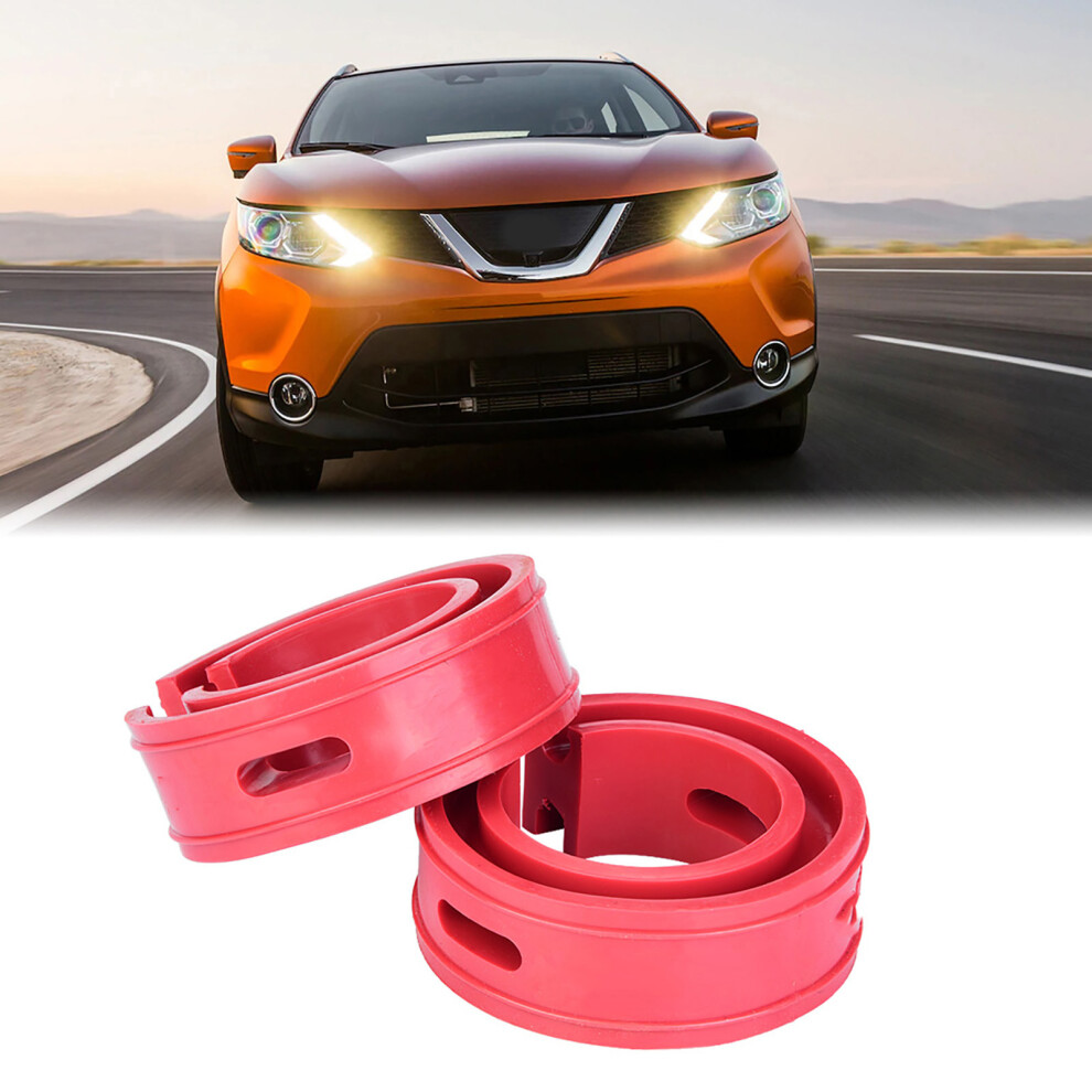 2Pc Car Shock Absorber Buffer Spring Bumper Cushion Type E 175Mm Red 9441390797179