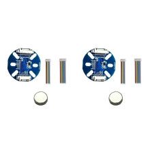 2X MT6835 Magnetic Encoder 21bit High Precision 4-Wire SPI AB16384 Pulse SPI ABZ Mode for Stepper Brushless Motor