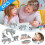Προσομοίωση Χιονόλεπα Ζώα Μοντέλο Ornaments4Piece Σετ Εκπαιδευτικό Παιχνίδι για Παιδιά 2