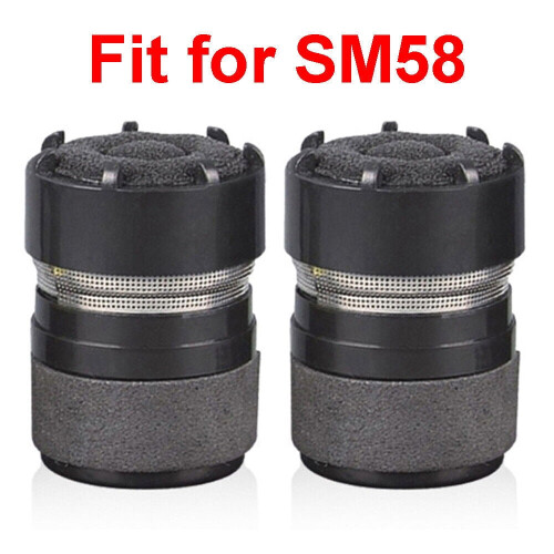 2-delat mikrofonbyte för kapsel, kompatibel med Shure Wireless SM58Type Mic 2