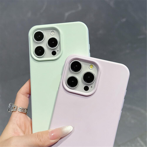 Soft Silicone Case for iPhone 16 Pro Max with Flexible Camera Protection and Comfortable Grip 2