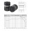 2-delat mikrofonbyte för kapsel, kompatibel med Shure Wireless SM58Type Mic 4
