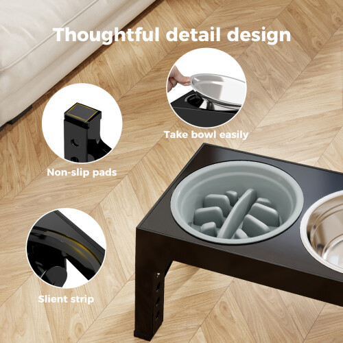 Skylos Dog Raised Elevated Pet Feeding Bowls 2