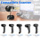 DS2208 Scanner Bracket Stand for Zebra DS2208 DS2278 DS4308 6
