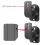 6PCS Speaker Mount Wall Bracket Stand Surround Holder Adjustable Swivel and Tilt Angle Rotation 3