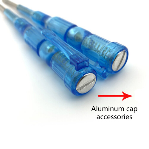 Testeur électrique bleu clair avec conception de clip suspendu 1