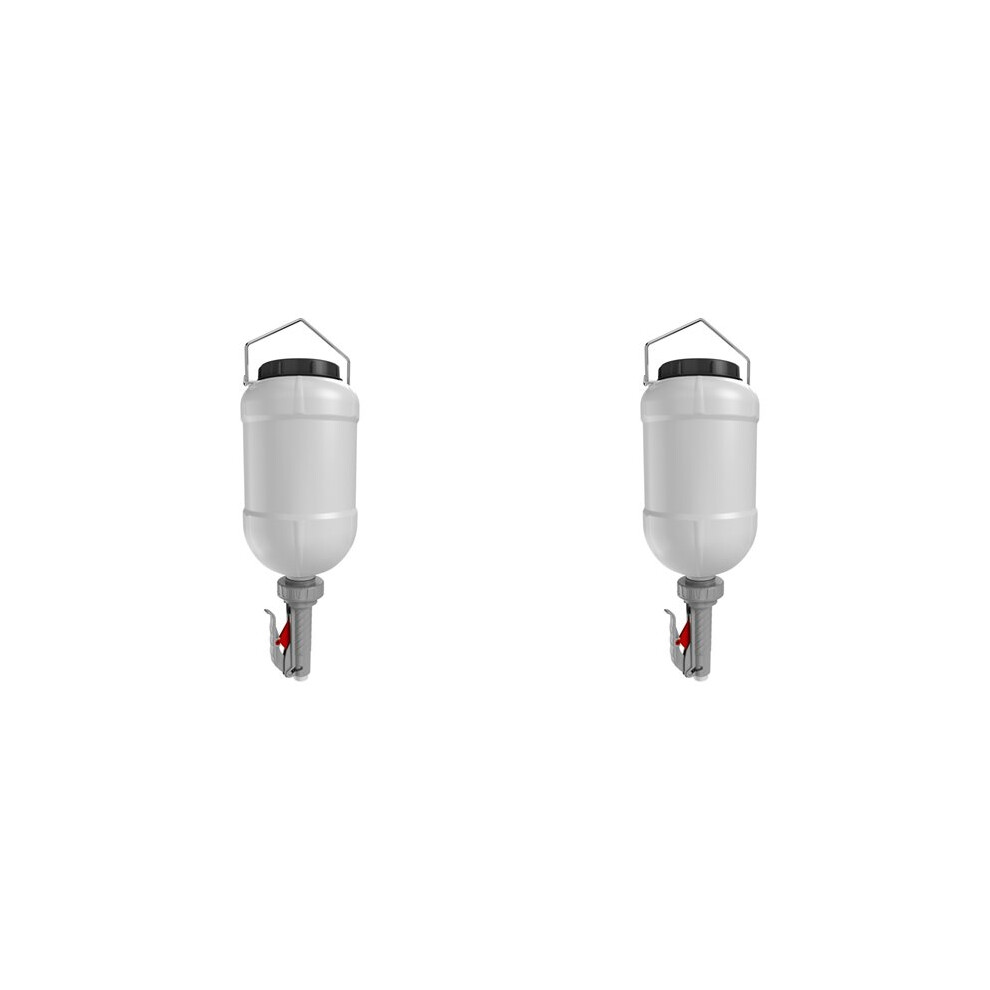 Semoic Gray 2X Sauce Dispenser 5.5L Large Capacity Sauce Dispenser For Mustard, Salad, Ketchup, Mayonnaise