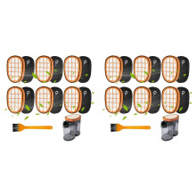 Pack of 12 Filters for SpeedPro Max Aqua Battery Vacuum Cleaner FC6723/01 FC6901-FC6904 FC6812 FC6813 FC6823