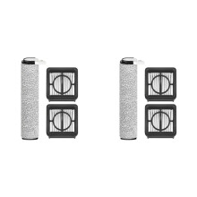 2 Set Compatible with Truclean W20 / 2C / 4C / 2 Lite Wet-Dry Vacuum Roller Brush Hepa Filter Parts Accessories Replacement