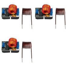 3X 12V 120W ZVS Induction Heating Board Flyback Driver Broad Heater DIY Cooker+ Ignition Coil