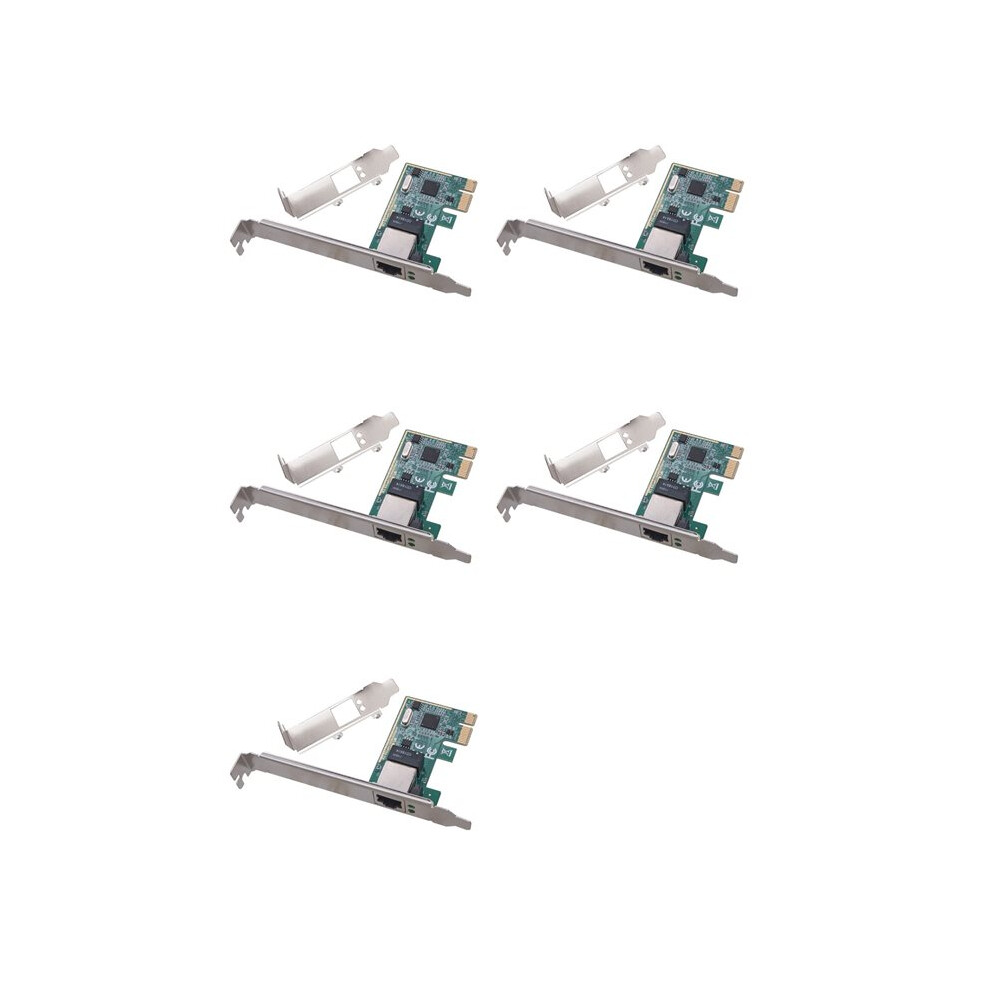 5X 1000Mbps Gigabit Ethernet Pci Express Pci-E Network Card 10/100/1000M Rj45 Lan Adapter Converter Network Controller 6032856635710