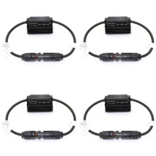 4 Pcs Outdoor Waterproof 55Amp 2000V Solar Connector Style Solar Panel in- Diode Connector IP67 for Combiner Box