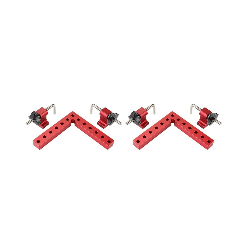 6 Pieces Of 100Mm Woodworking Right-Angle Fixture Right-Angle Fixing Clamp L-Shaped Auxiliary Fixture 6032827886400