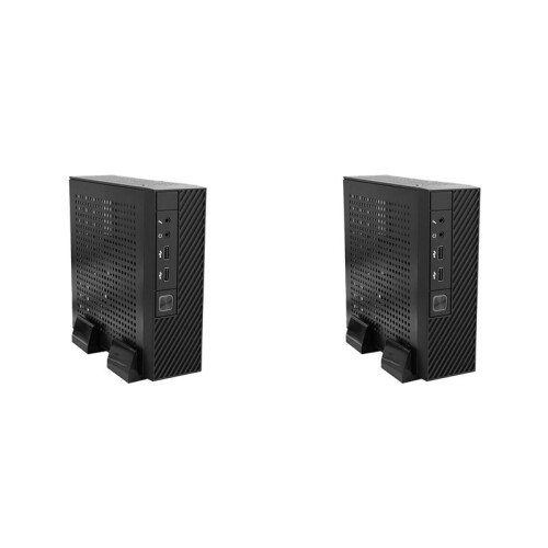 2X M06  Desktop Case -ITX PC Chassis Versatile and Efficient Industrial Control Case with Foot Stand
