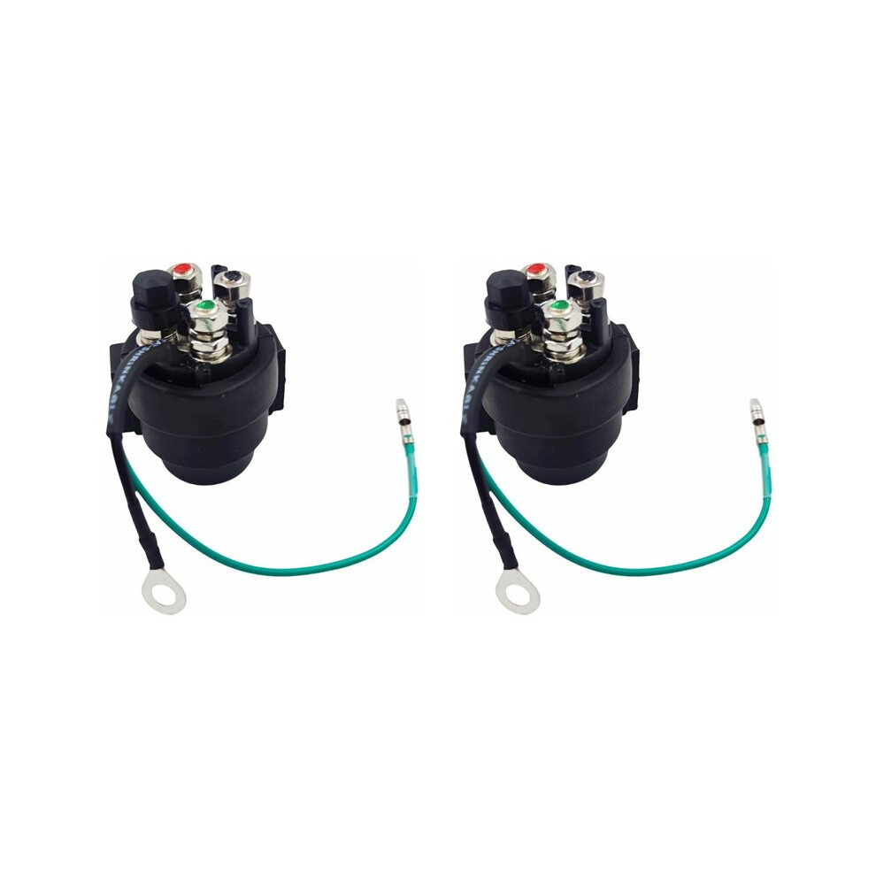 2X 6E5-8195A-01 Relay Assy For Outboard Motor 115-220Hp 6E5-8195A 6E5-8195C 6E5-8195C-01 Boat Engine Parts Black 4713492471055