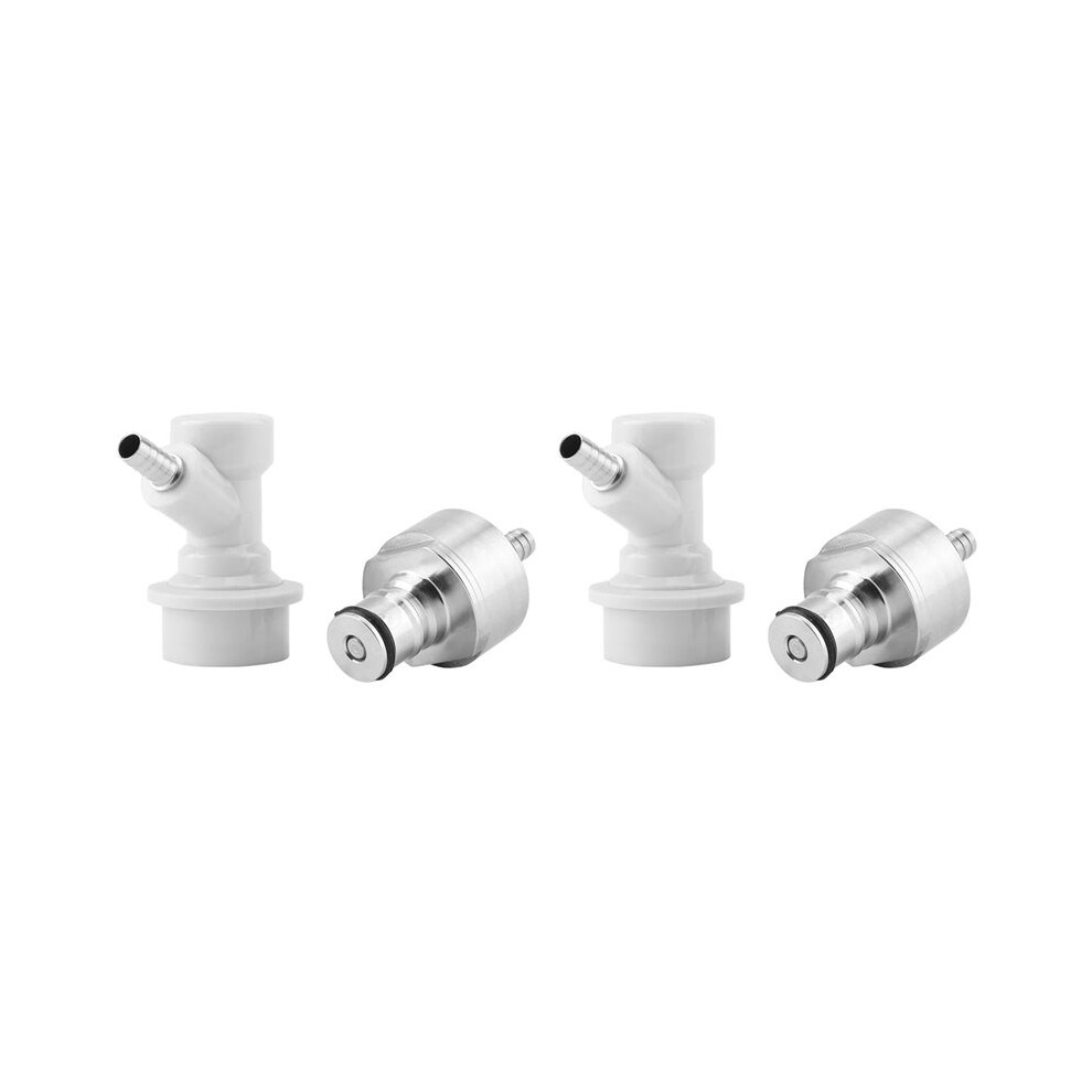Semoic 2X Carbonation Stainless Steel Carbonator With Liquid Lock Disconnect 1/4Inch Hot Homebrew Soda Water Carbonate Beer