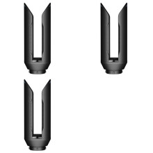 3X Upgraded Hair Straightener Attachment for  Airwrap HS01 HS05 HS08, Gentle Airflow Smooth Nozzle for Air Wrap