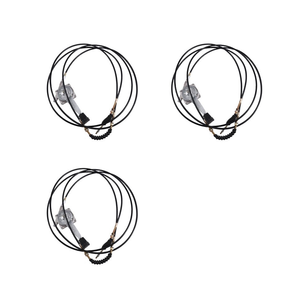 3X 910/48800 Throttle Cable Assy With Lever For Jcb Backhoe Loader 2Cx/3Cx/4Cx/3Cs/4Cn Accelerator Parts Spare Parts Light 6034129073021