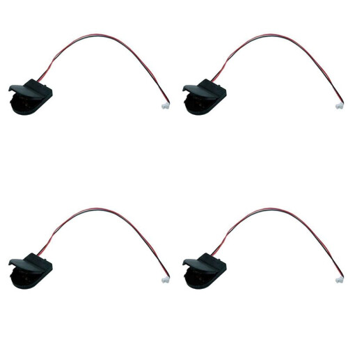 4X RTC Battery Box with  Battery Holder for Raspberry Pi 5 Pi5 Accessories