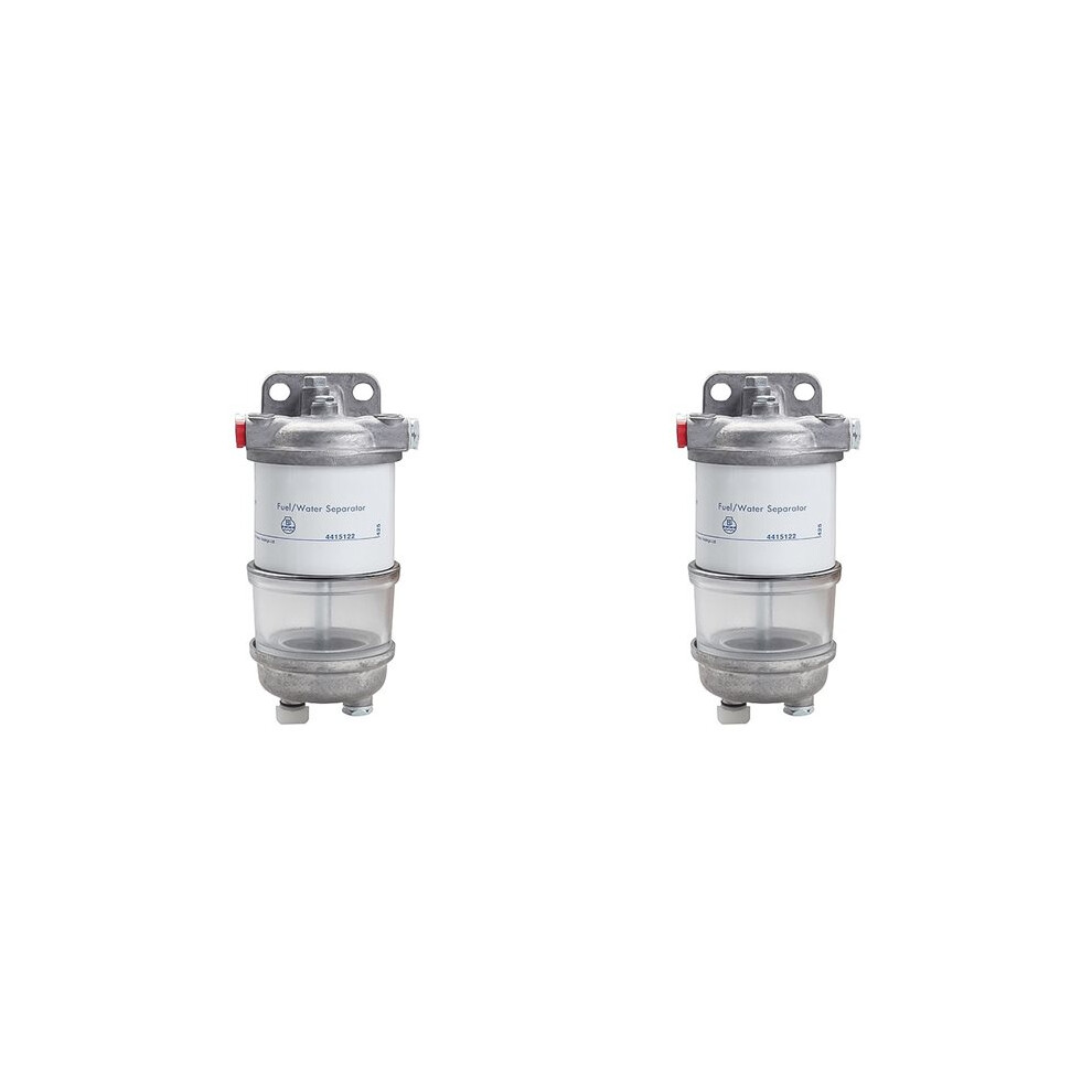 2X Fuel Filter Assembly 2656F823 4415122 4415105 For Forklift Excavator Machinery Fuel Water Separator Filter 6031542801941