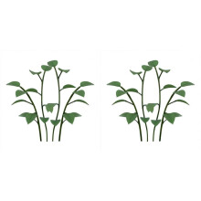 2X Magical Glowing Potted Plant Indoor Plant LED 3 Color-Changing Artificial Plants Bonsai Light Artificial(Without Pot)