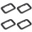 4X 51211876043 Türgriffabdeckung Innen für  E30 E28 E24 E23, Verdeckgriff 51-21-1-876-043 1