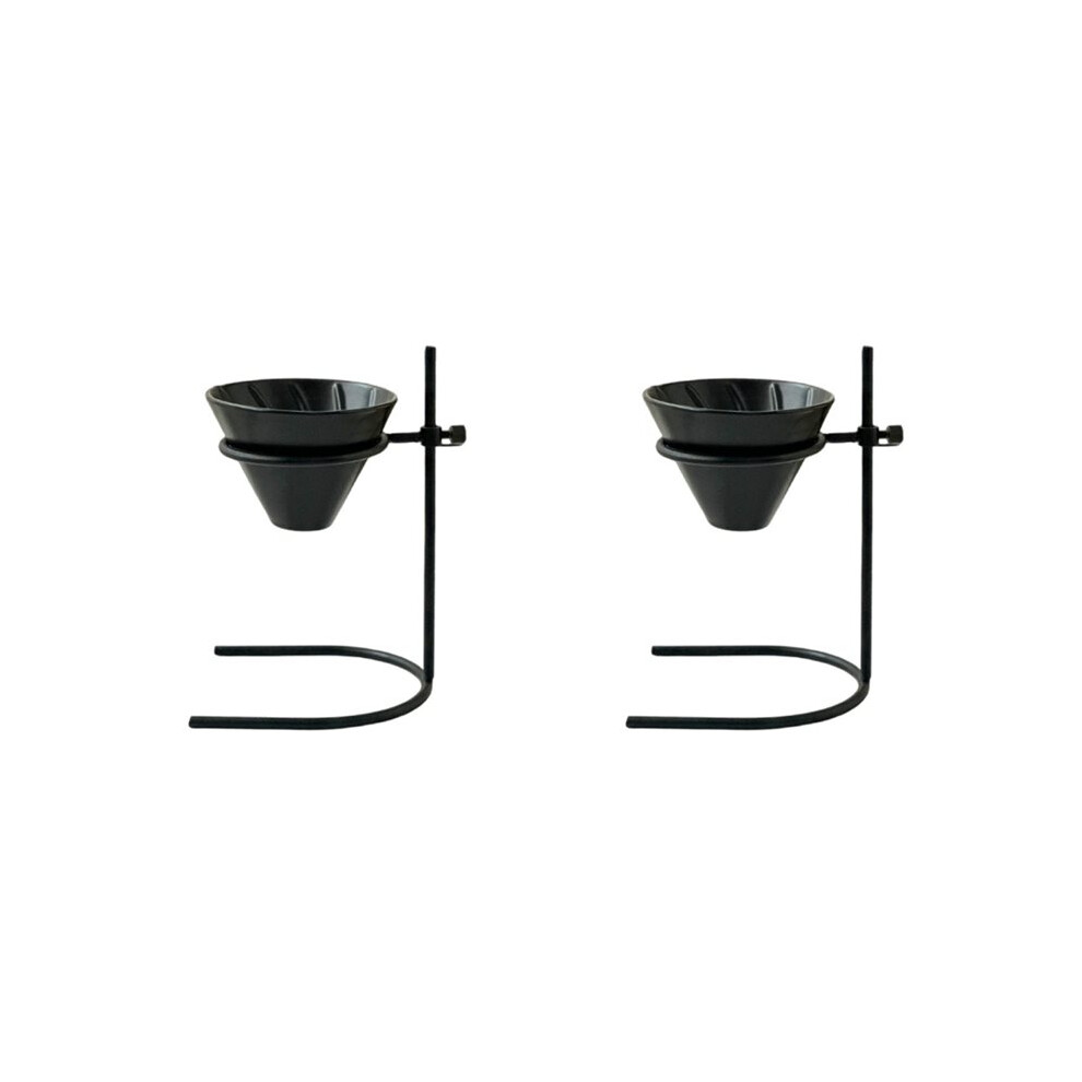 2X Adjustable Height Ceramic Coffee Filter Cup Hand Brew Set Portable Household Coffee Brewing Kit Drip Filter 6031542224009