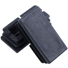 48 Embouts de Fermeture Rectangulaires en Plastique Noir de Pcs Insère 20Mm X 40Mm