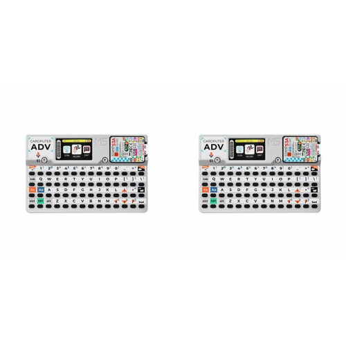 2X Kit de Desenvolvimento Cardputer Adv Version ESP32 para Computador Portátil M5StamPS3A com Tela de 1,14 Polegadas e Teclado de 56 Teclas