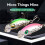 8 Stück Micro-Typ Minnow-Köder 2,8 G 41 mm Kunststoff Kunstköder Sinking Minnow Hartköder zum Angeln auf Barsch, Hecht, Forelle 7