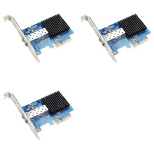 3X 10G Ethernet Network Card PCI-E 3.0 4X Single RJ45 Port RTL8127 Chip Gigabit Ethernet PCI Express Network Card for PC