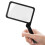 3X Folding Handheld Magnifying Glass with 72 LED Light-black 6