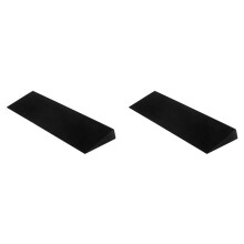 2X Fitness Foot Heel Wedges Blocks Exercise Calf Stretching Slant Board Weightlifting Squat Adjustable Calf Stretcher
