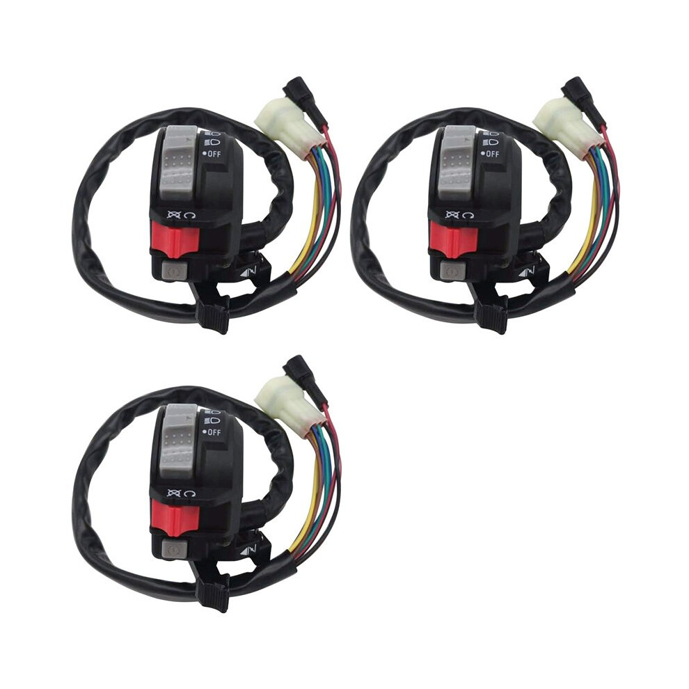 3X 5Lp-83973-01-00 Handlebar Start Assembly For Raptor 660R Yfm660r 660 Yfm 2001-2005 Black 6034256573005
