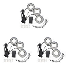 3X Grow Lights for Indoor Plants, 144 LEDs Full Spectrum LED Plant Grow Light, 5V/3A Under Cabinet Grow Lamp US Plug