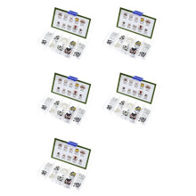 1250St Light Touch -Knappar 10 Specifikationer 125 Patch-Omkopplare Av Varje Typ