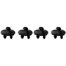 2 Paire de Crochet de Boucle de Pare-Soleil Noir Automatique, Support Interne 8U0857562A 8E0857561 pour A3 A4L A5 A6L Q5 Q3