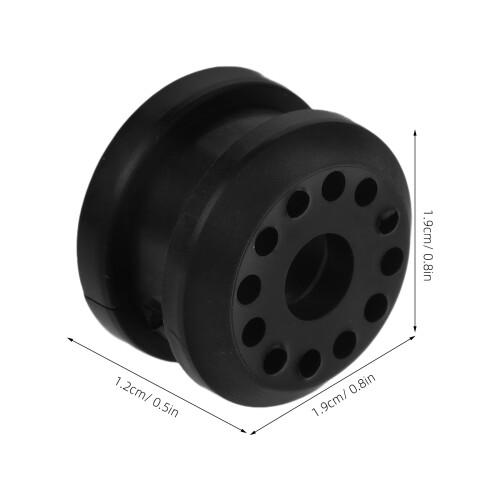 Black Transfer Case Cable Shift Linkage Bushings 2Set 0.75X0.75X0.47In 1