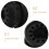 Black Transfer Case Cable Shift Linkage Bushings 2Set 0.75X0.75X0.47In 3